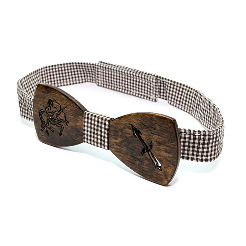 Дерев'яний метелик Gofin знак зодіаку стрлілець GBDH-8321