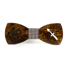 Дерев'яний метелик Gofin знак зодіаку стрлілець GBDH-8321