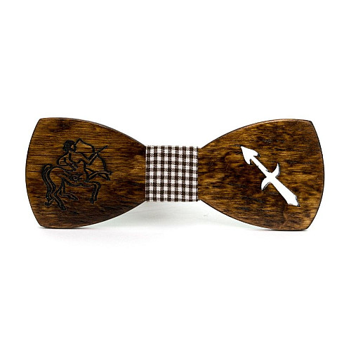 Дерев'яний метелик Gofin знак зодіаку стрлілець GBDH-8321