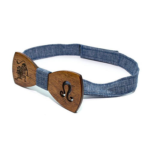 Дерев'яний метелик Gofin знак зодіаку лев GBDH-8322