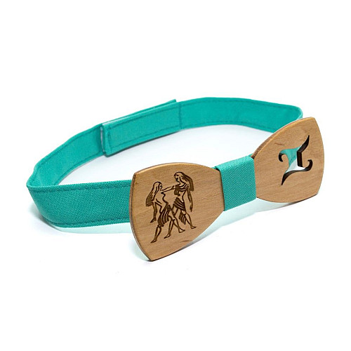 Дерев'яний метелик Gofin знак зодіаку близнюки GBDH-8323