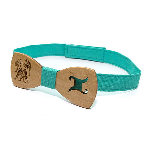 Дерев'яний метелик Gofin знак зодіаку близнюки GBDH-8323