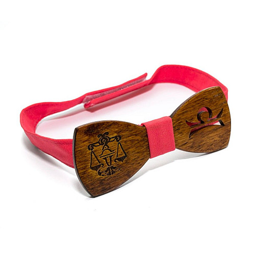 Дерев'яний метелик Gofin зі знаком зодіаку терези GBDH-8326