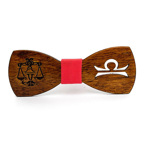 Дерев'яний метелик Gofin зі знаком зодіаку терези GBDH-8326