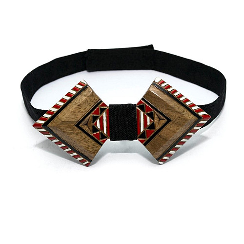 Деревянная бабочка Gofin острая GBDH-8329