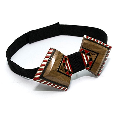 Деревянная бабочка Gofin острая GBDH-8329