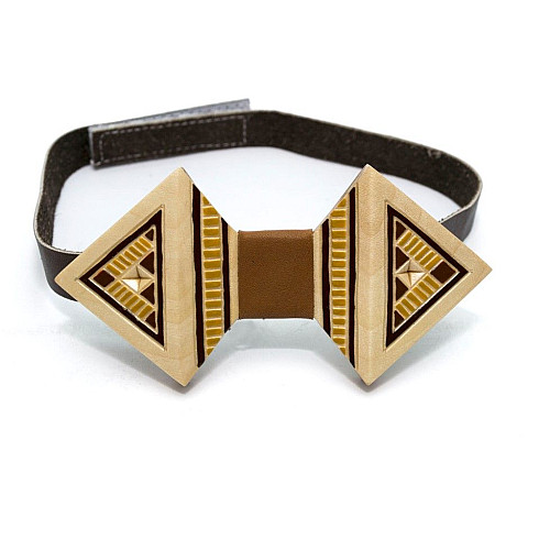 Дерев'яний метелик Gofin з малюнком вишивки GBDH-8336