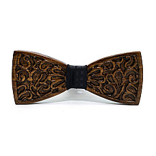 Деревянная галстук-бабочка Gofin в узор GBDH-8343