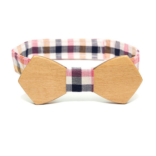 Детская деревянная галстук бабочка Gofin GBDH-8362