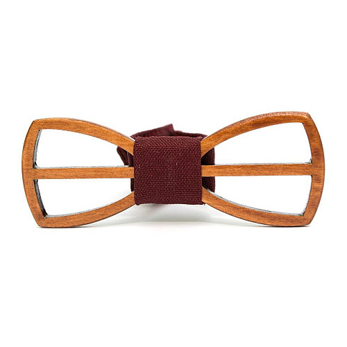 Детская деревянная галстук-бабочка Gofin с вырезами GBDH-8370