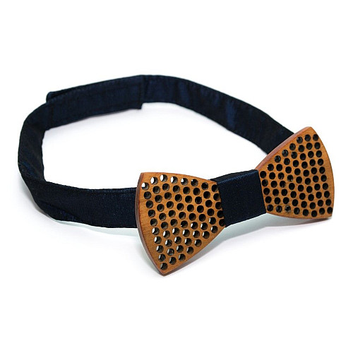 Деревянная галстук-бабочка Gofin с отворами GBDH-8375