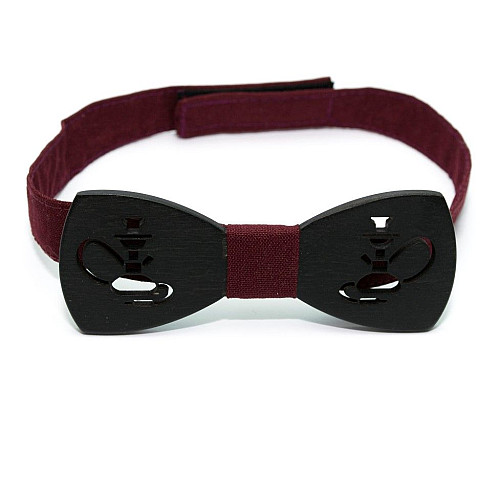 Деревянная галстук-бабочка Gofin с каляном GBDH-8376