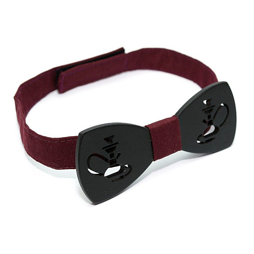 Деревянная галстук-бабочка Gofin с каляном GBDH-8376