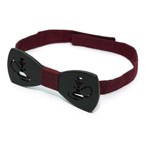 Деревянная галстук-бабочка Gofin с каляном GBDH-8376