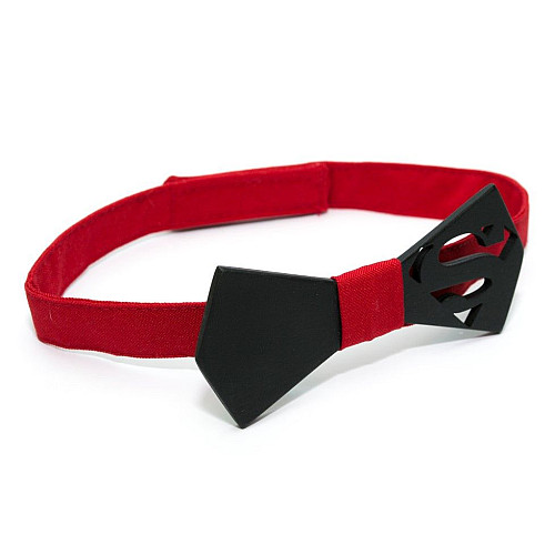 Деревянная галстук-бабочка Gofin superman GBDH-8377