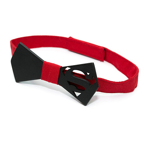 Деревянная галстук-бабочка Gofin superman GBDH-8377