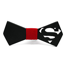 Дерев'яна краватка-метелик Gofin superman GBDH-8377