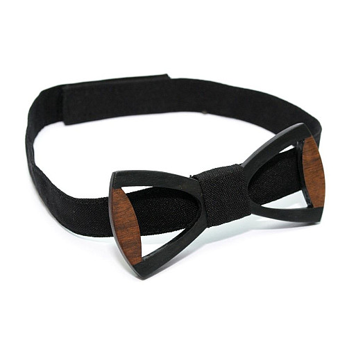 Деревянная галстук-бабочка Gofin с вырезом GBDH-8383