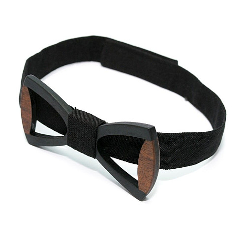 Деревянная галстук-бабочка Gofin с вырезом GBDH-8383