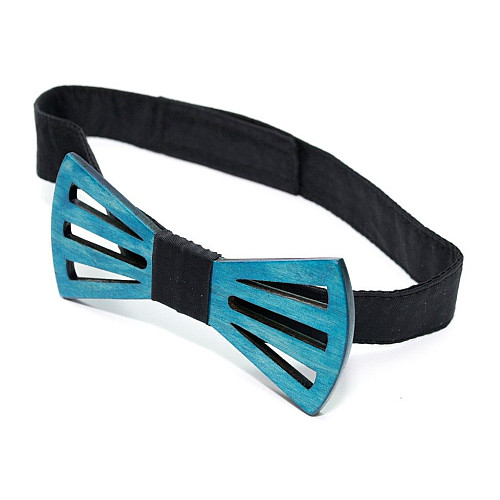 Деревянная галстук-бабочка Gofin с вырезами GBDH-8395