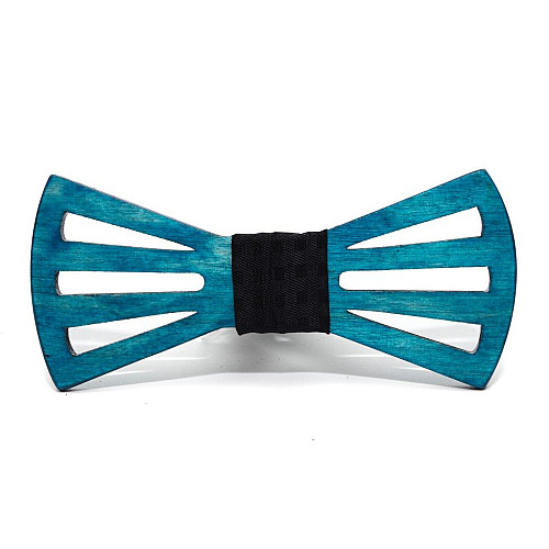 Деревянная галстук-бабочка Gofin с вырезами GBDH-8395