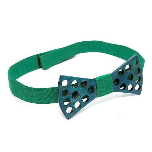 Деревянная галстук-бабочка Gofin с отворами GBDH-8397