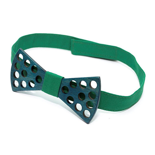 Деревянная галстук-бабочка Gofin с отворами GBDH-8397