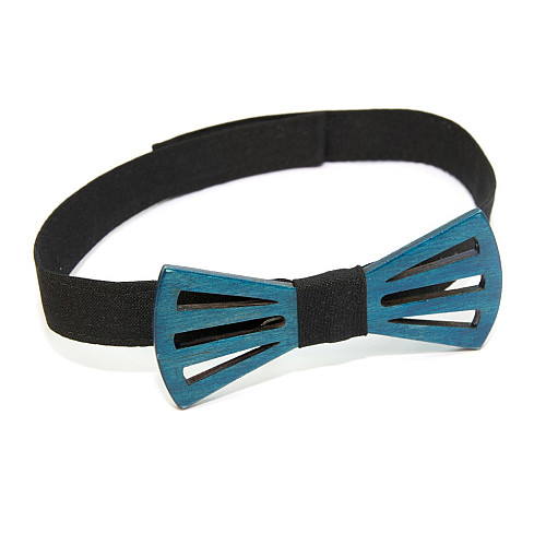 Класична дерев'яна краватка-метелик Gofin з візерунком GBDH-8399