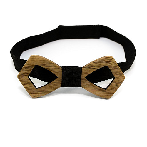 Дерев'яний краватка-метелик Gofin з вирізом GBDH-8405