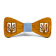 Дерев'яний метелик Gofin з гербом україни GBDH-8406