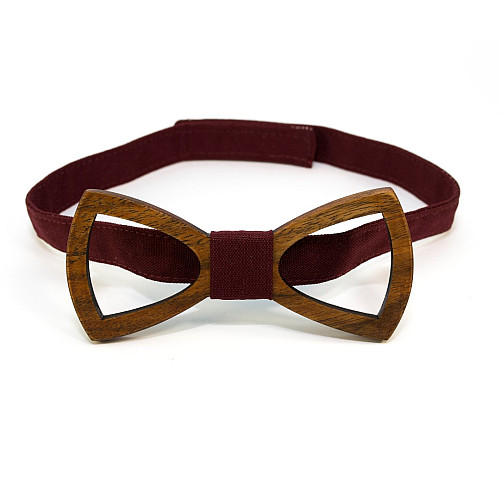 Деревянная галстук-бабочка Gofin с вырезом GBDH-8411