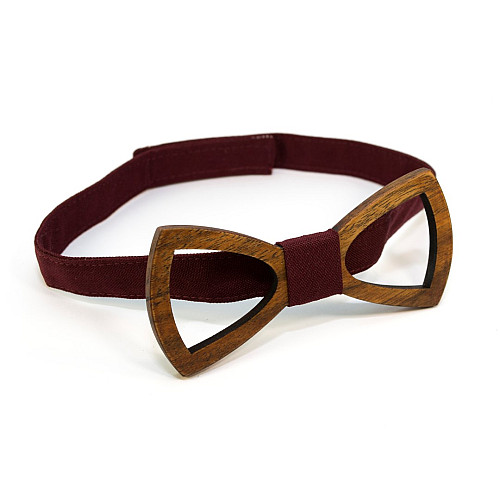 Деревянная галстук-бабочка Gofin с вырезом GBDH-8411