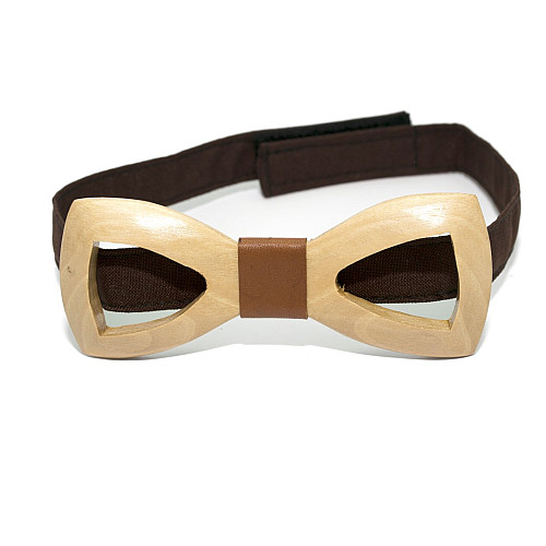 Деревянная галстук-бабочка Gofin с вырезом GBDH-8413