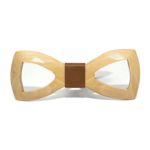 Деревянная галстук-бабочка Gofin с вырезом GBDH-8413