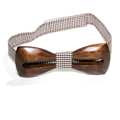 Об’ємний дерев'яний краватка метелик Gofin GBDH-8430