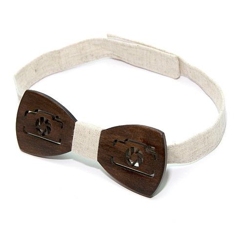 Классическая деревянная галстук бабочка Gofin фотоапарат GBDH-8437