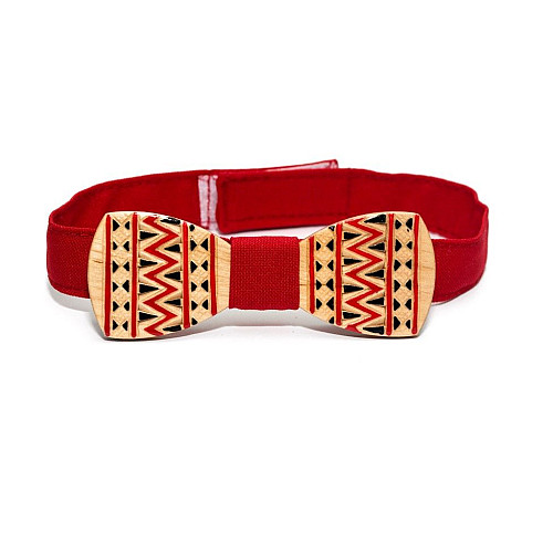 Набір дерев'яний метелик Gofin для сина та батька з візерунком GBDH-9002