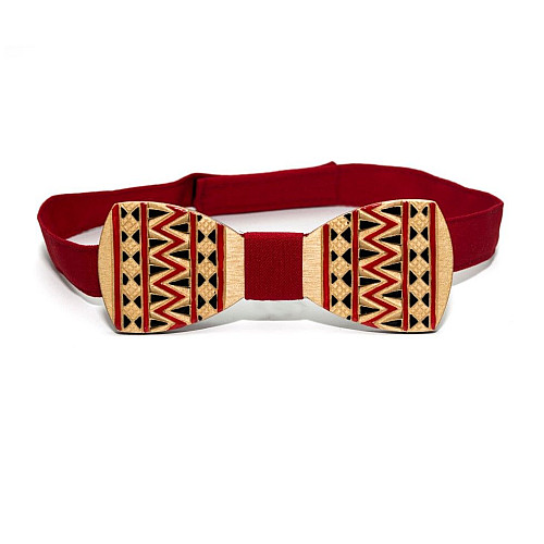 Набір дерев'яний метелик Gofin для сина та батька з візерунком GBDH-9002