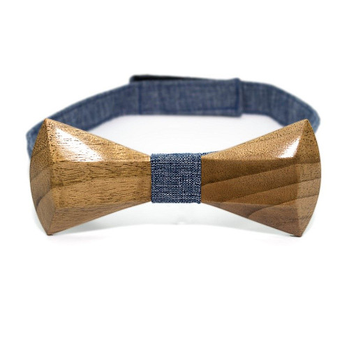 Набір темна дерев'яний метелик Gofin для сина та батька з візерунком GBDH-9008