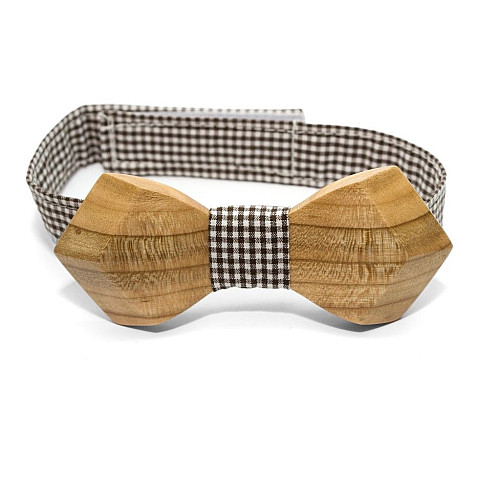 Набір дерев'яний краватка метелик Gofin для сина та батька GBDH-9011