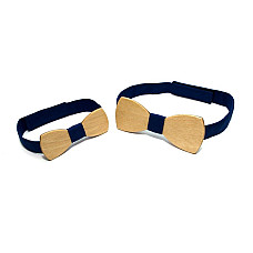 Набор деревянная галстук бабочка Gofin для сына и отца классическая GBDH-9014