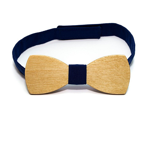 Набір дерев'яний краватка метелик Gofin для сина та батька класичний GBDH-9014