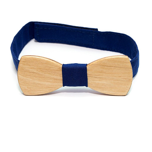 Набір дерев'яний краватка метелик Gofin для сина та батька класичний GBDH-9014