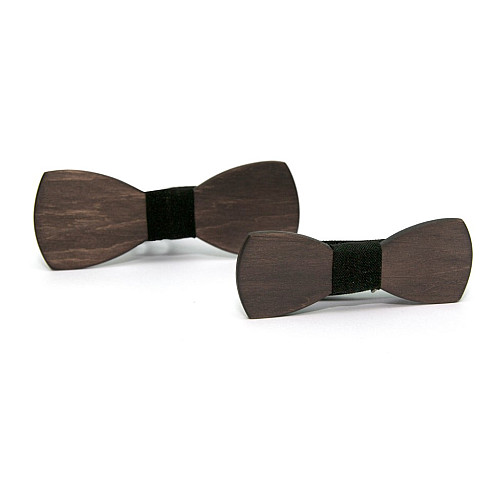 Набір матові дерев'яні краватка метелики Gofin для сина та батька GBDH-9017