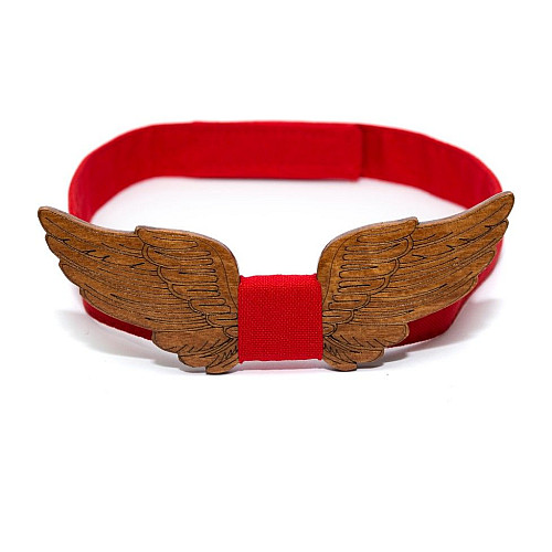 Набор деревянная галстук бабочка Gofin для сына и отца крылья GBDH-9022