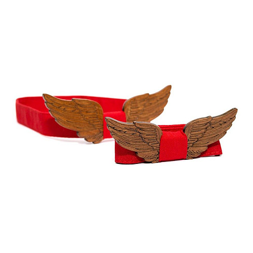 Набор деревянная галстук бабочка Gofin для сына и отца крылья GBDH-9022