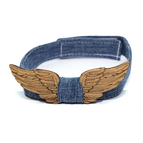 Набір крила дерев'яний краватка метелик Gofin для сина та батька GBDH-9025