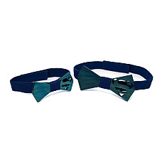 Набор супермен деревянная галстук бабочка Gofin для сына и отца GBDH-9031