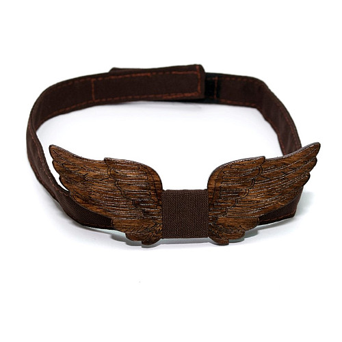 Набор крылья деревянная галстук бабочка Gofin для сына и отца GBDH-9032