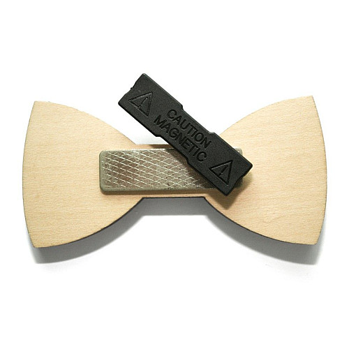 Деревяний краватка метелик з трикутниками GBDK-5001